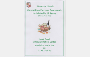 Compétition PARCOURS GOURMAND