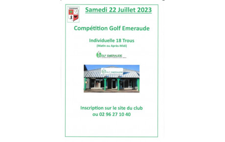 Retour sur la compétition Golf Emeraude