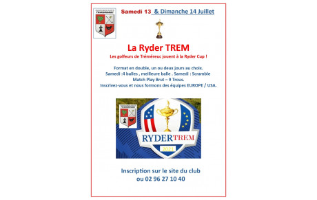 Retour sur la Ryder TREM du 13 et 14 juillet 