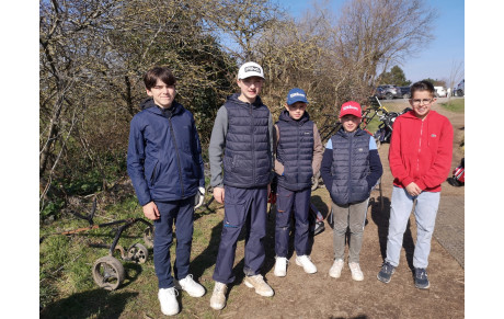 retour sur la Compétition école de golf Le 2 mars à Lancieux 