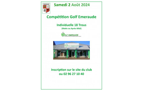 Retour sur la compétition Golf Emeraude 